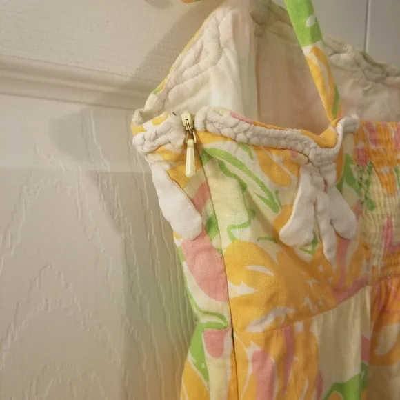 Lily Pulitzer Linen and Cotton Sundress Size 6 - Picture 3 of 7